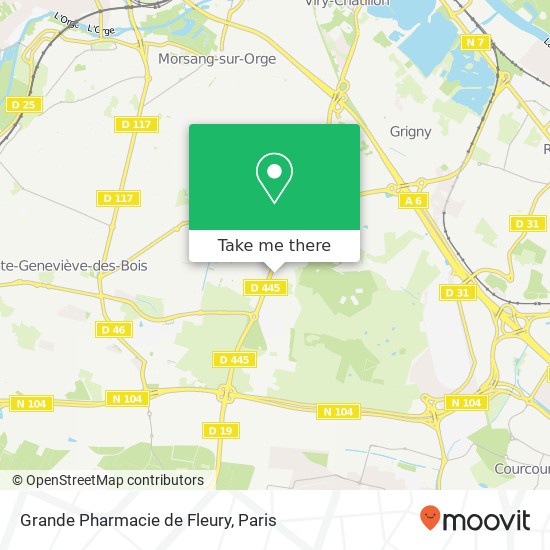 Grande Pharmacie de Fleury map