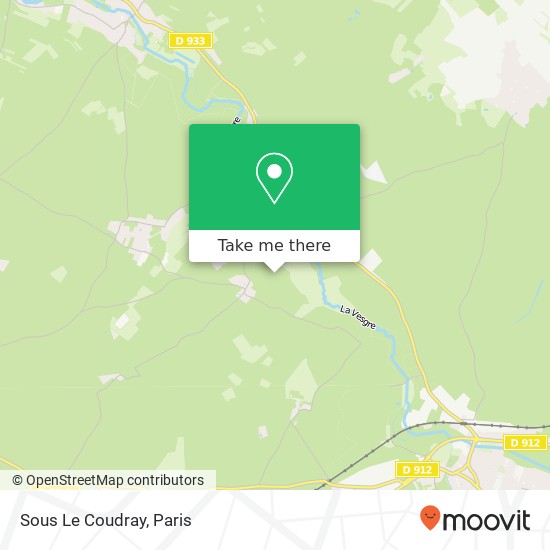 Mapa Sous Le Coudray