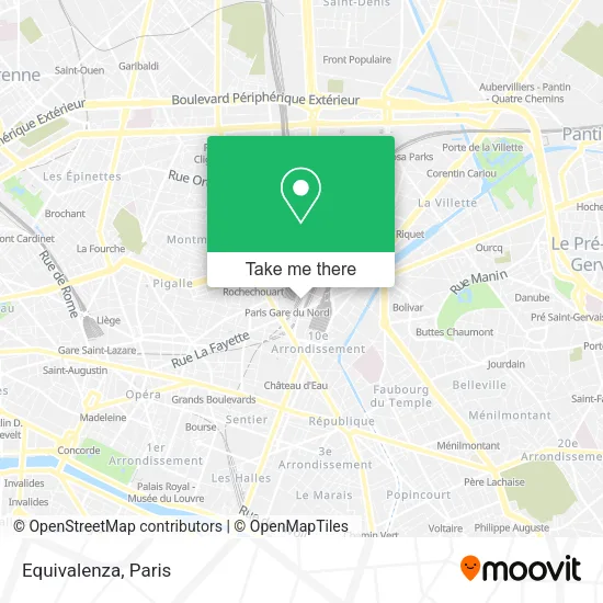 Equivalenza map