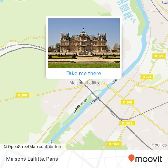 Mapa Maisons-Laffitte