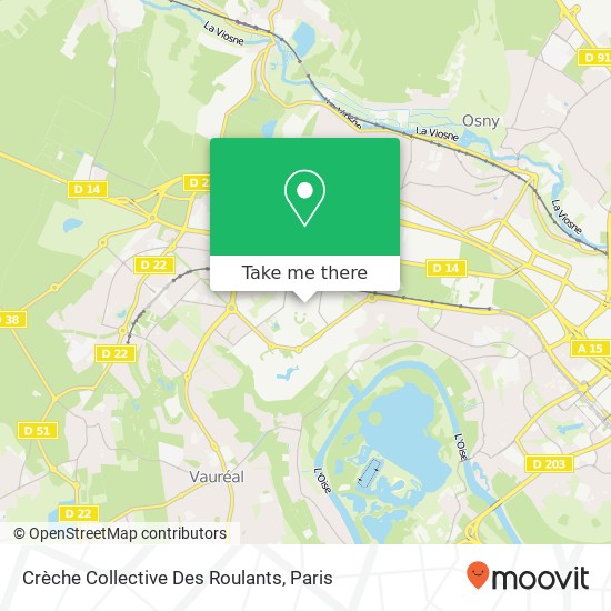 Mapa Crèche Collective Des Roulants