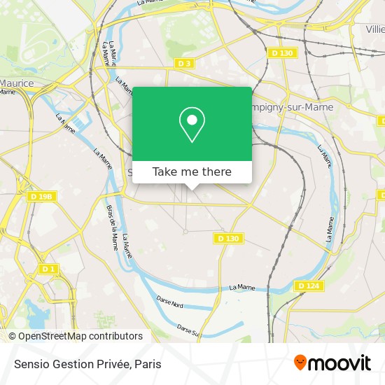 Sensio Gestion Privée map