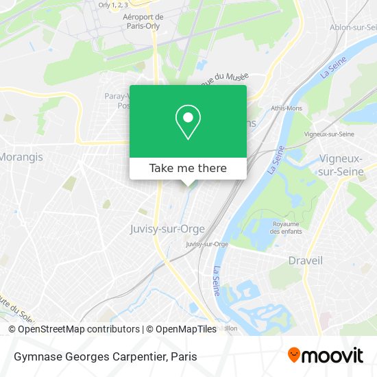 Gymnase Georges Carpentier map