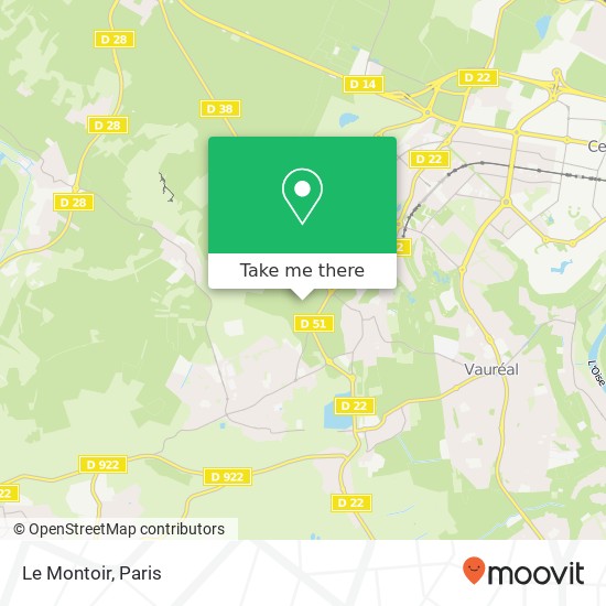 Le Montoir map