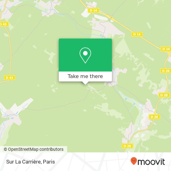 Mapa Sur La Carrière