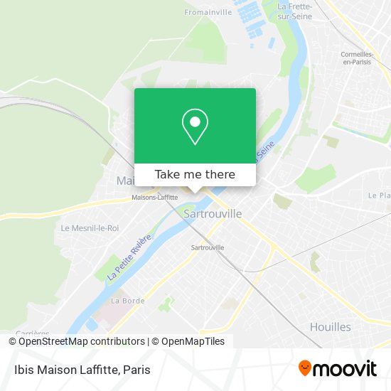 Ibis Maison Laffitte map