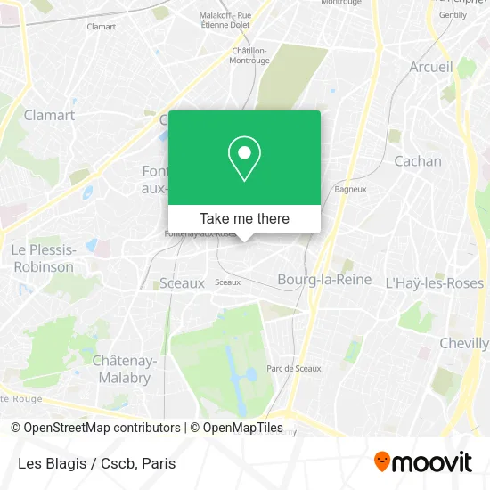 Les Blagis / Cscb map