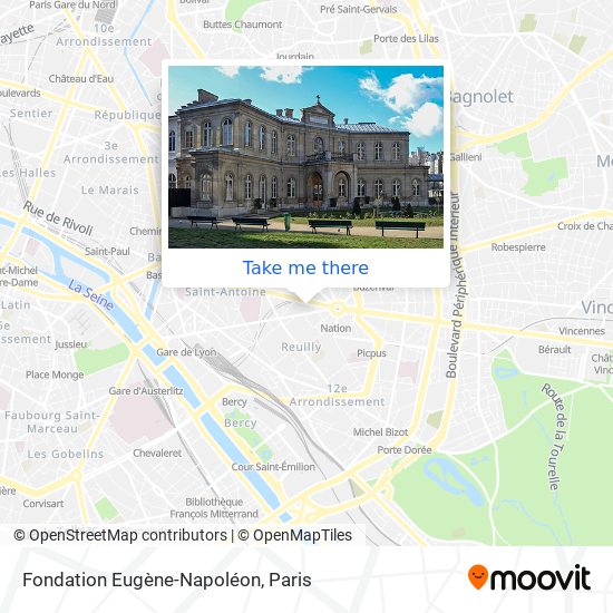 Fondation Eugène-Napoléon map