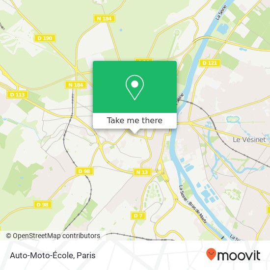 Auto-Moto-École map