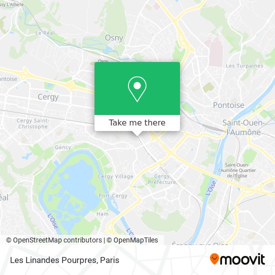 Les Linandes Pourpres map