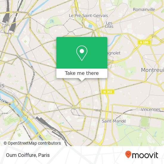 Oum Coiffure map