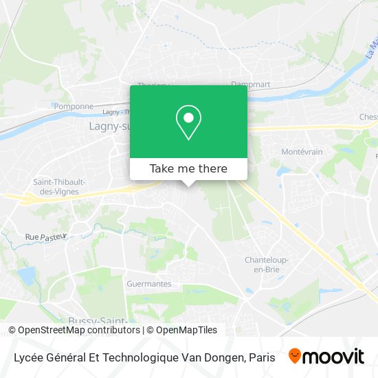 Lycée Général Et Technologique Van Dongen map