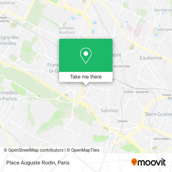 Mapa Place Auguste Rodin