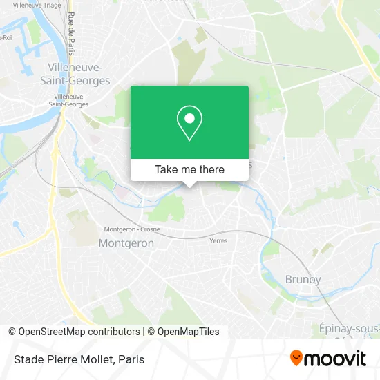 Stade Pierre Mollet map