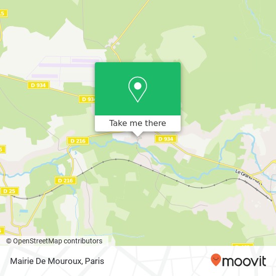 Mairie De Mouroux map