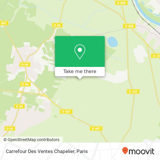 Mapa Carrefour Des Ventes Chapelier