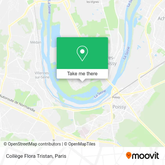 Collège Flora Tristan map