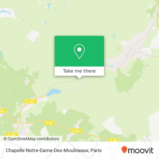 Mapa Chapelle Notre-Dame-Des-Moulineaux