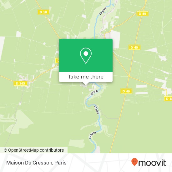 Mapa Maison Du Cresson