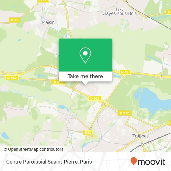 Mapa Centre Paroissial Saaint-Pierre