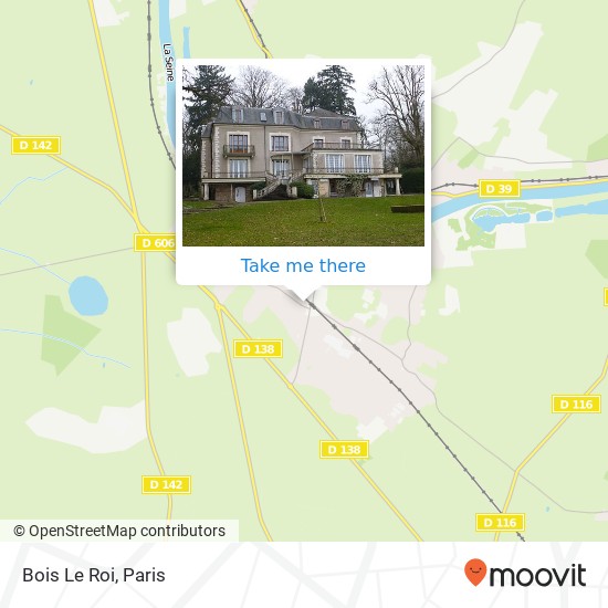 Bois Le Roi map