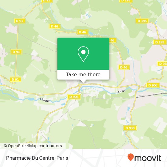 Mapa Pharmacie Du Centre