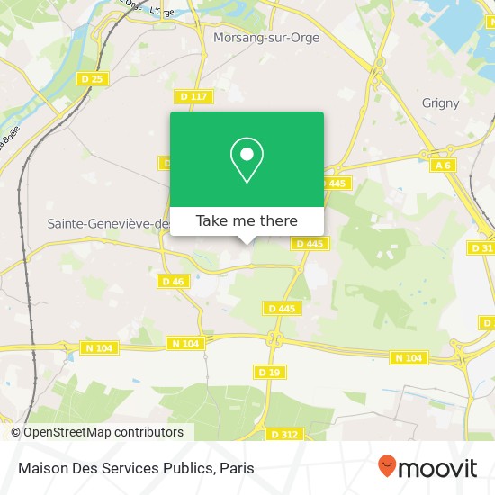 Maison Des Services Publics map