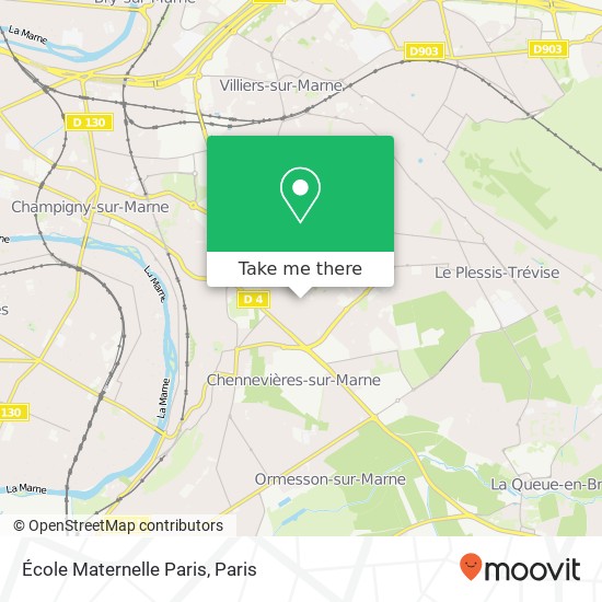 École Maternelle Paris map