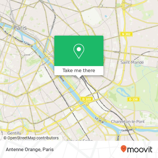 Mapa Antenne Orange