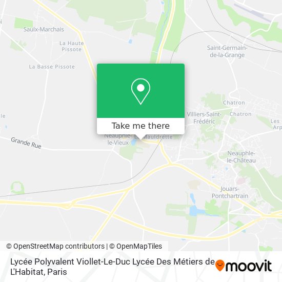 Lycée Polyvalent Viollet-Le-Duc Lycée Des Métiers de L'Habitat map