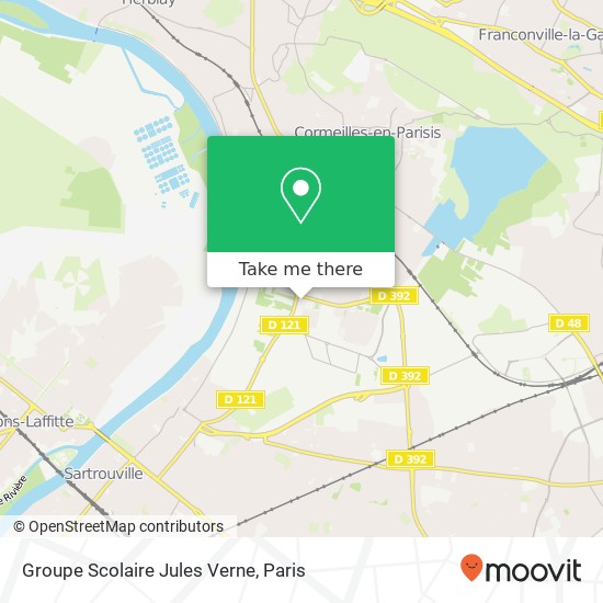 Mapa Groupe Scolaire Jules Verne
