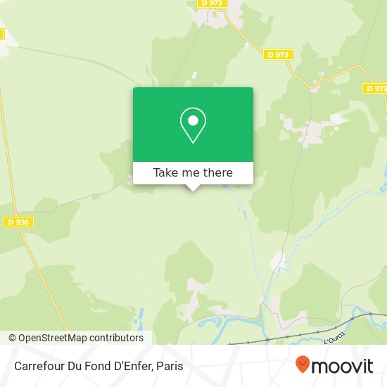 Carrefour Du Fond D'Enfer map