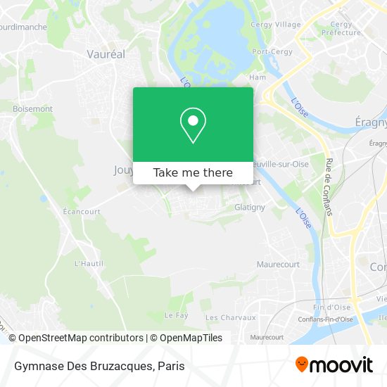 Gymnase Des Bruzacques map
