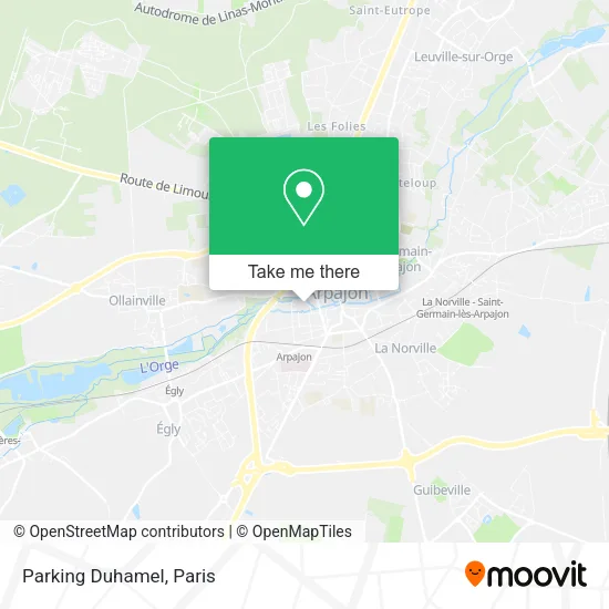 Parking Duhamel map
