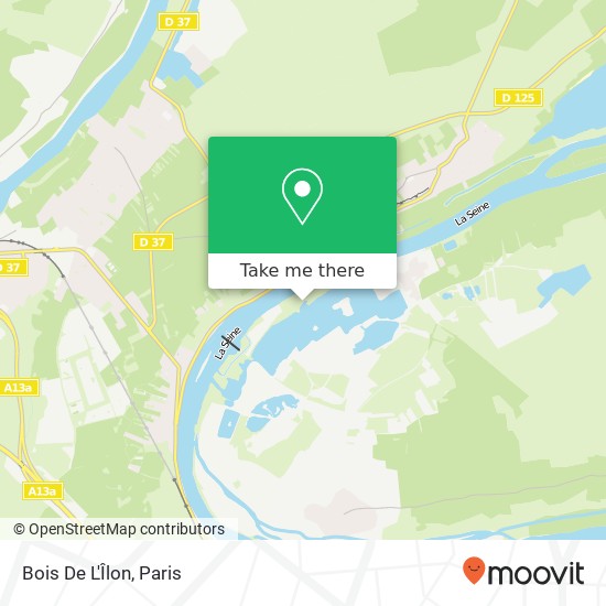 Mapa Bois De L'Îlon