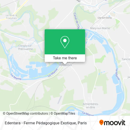 Edentara - Ferme Pédagogique Exotique map