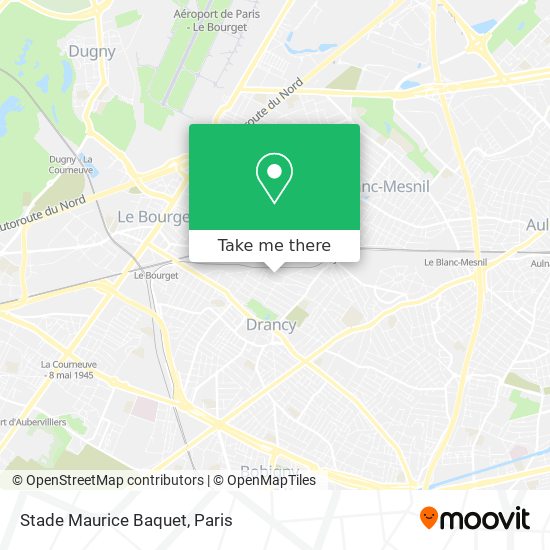 Stade Maurice Baquet map