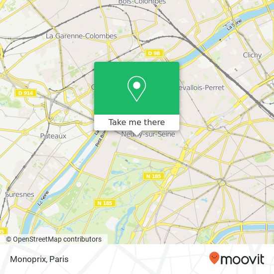 Monoprix map