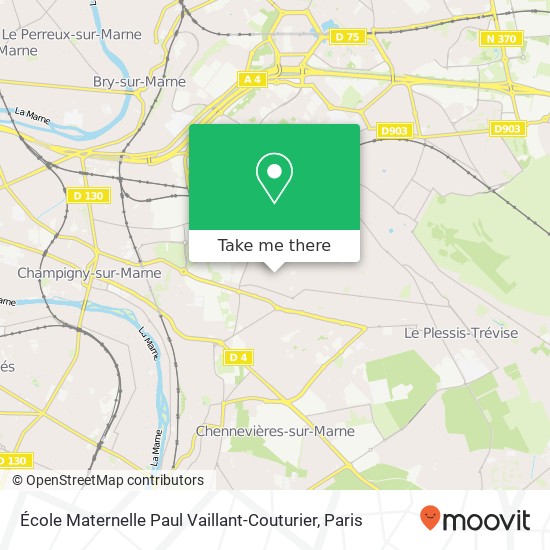 École Maternelle Paul Vaillant-Couturier map