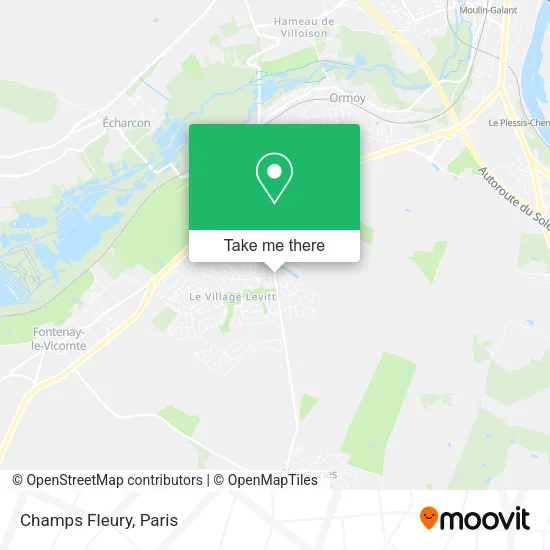 Champs Fleury map