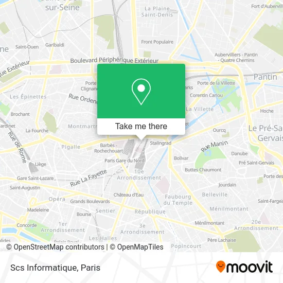 Scs Informatique map