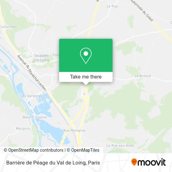 Barrière de Péage du Val de Loing map
