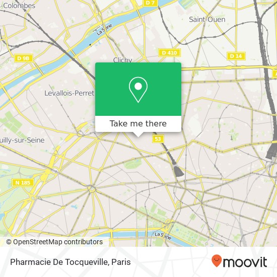 Pharmacie De Tocqueville map