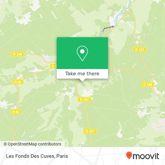 Les Fonds Des Cuves map