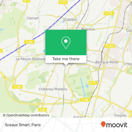 Mapa Sceaux Smart