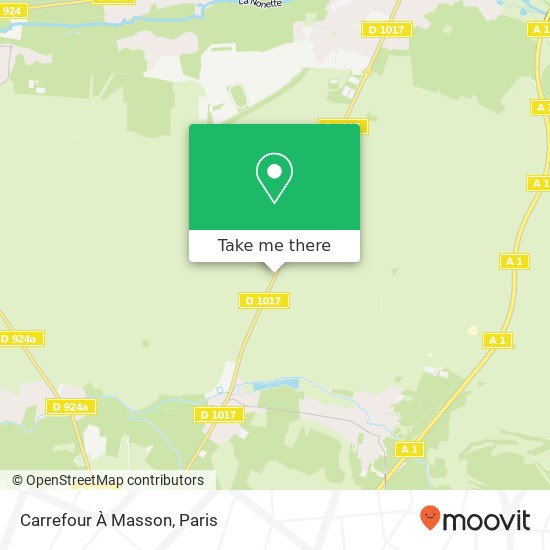 Carrefour À Masson map