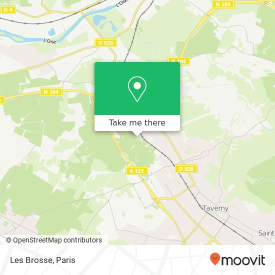 Les Brosse map