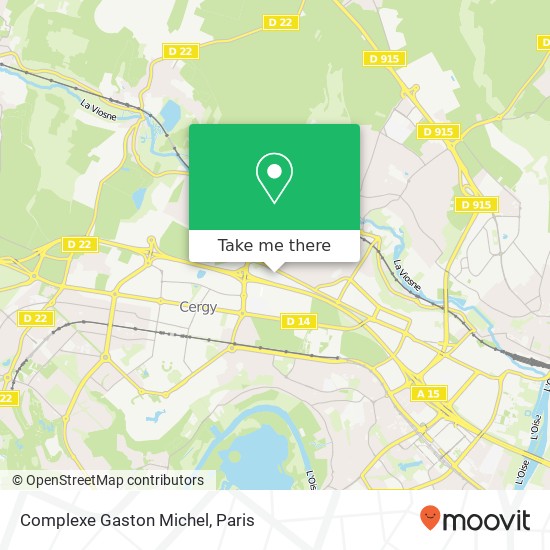 Complexe Gaston Michel map
