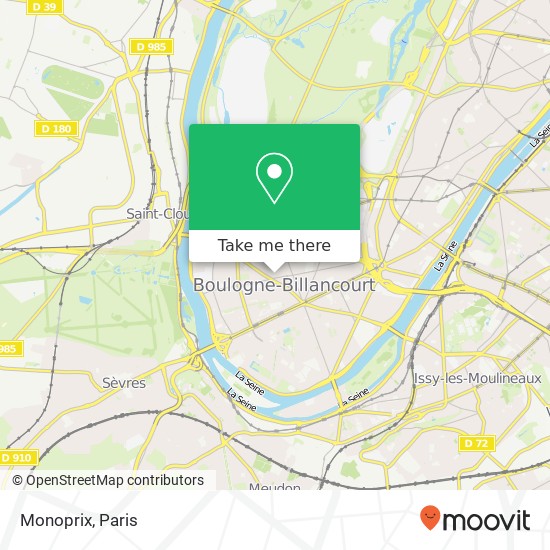 Monoprix map