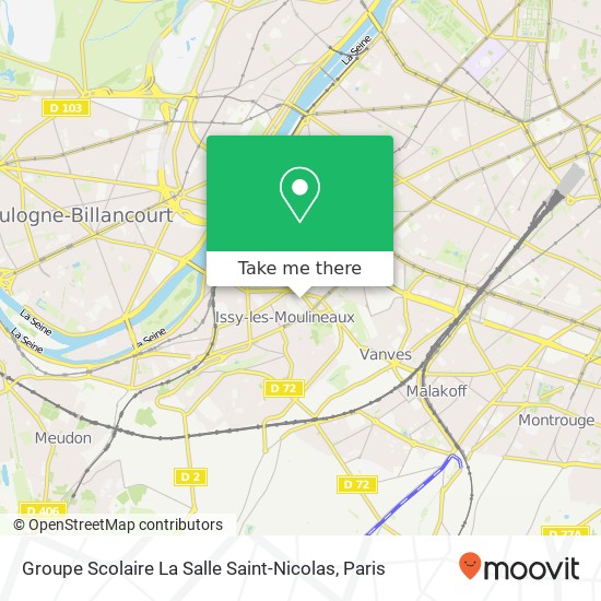 Groupe Scolaire La Salle Saint-Nicolas map